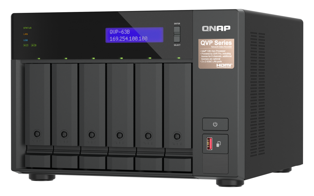 دستگاه NVR کیونپ مدل QVP-63B