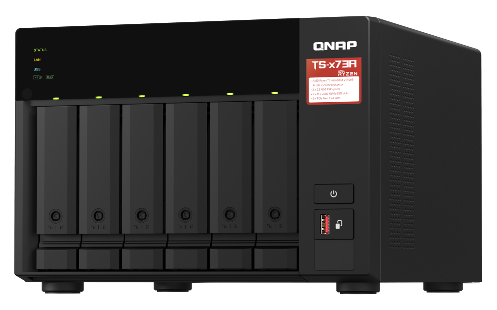 ذخیره ساز تحت شبکه کیونپ مدل TS-673A-8G