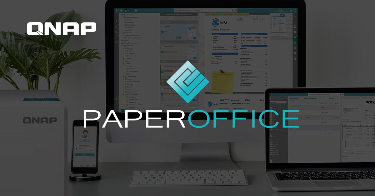 PaperOffice QNAP مسیر جدیدی را برای مدیریت یک دفتر کار دیجیتالی در اختیار شما قرار خواهد داد